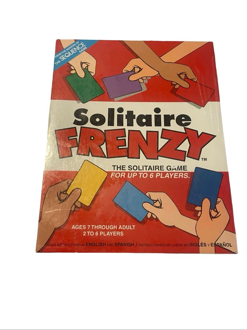 New Jax 2002 2-6 Players Solitaire Frenzy Board Card Game Complete